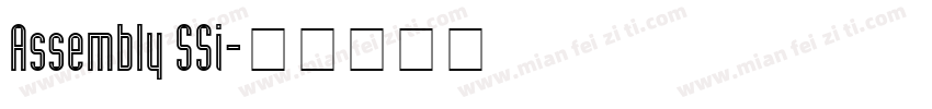 Assembly SSi字体转换
